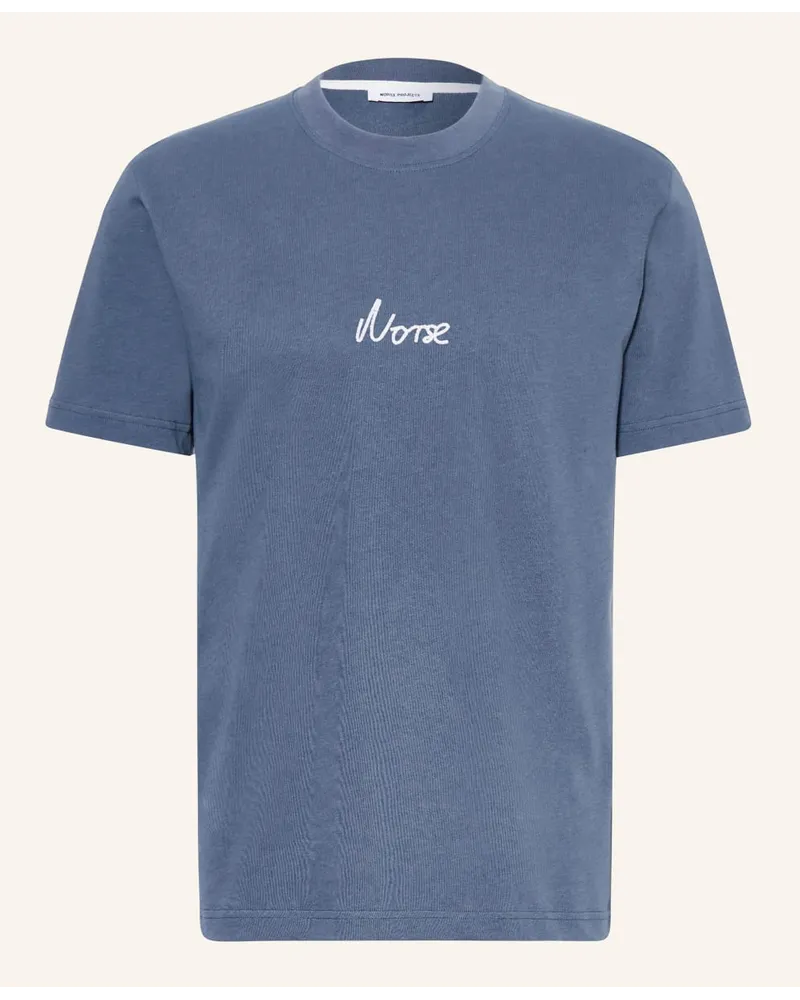 Norse Projects T-Shirt JOHANNES Blau