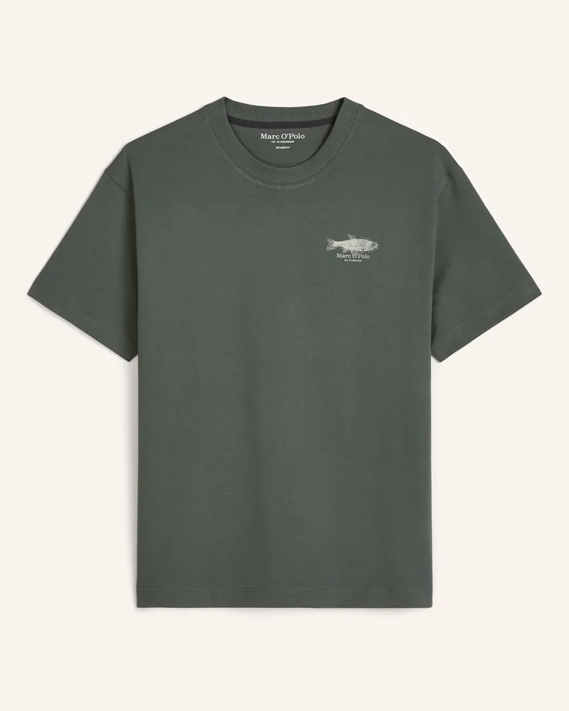Marc O'Polo T-Shirt grau Dunkelgrau