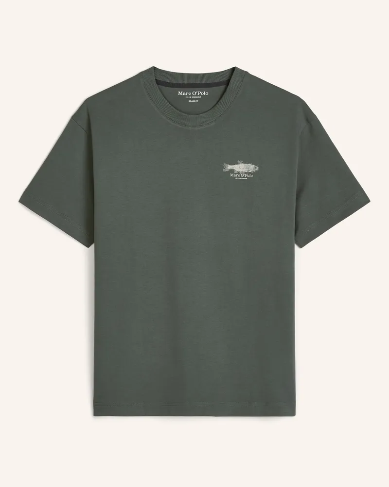 Marc O'Polo T-Shirt grau Dunkelgrau