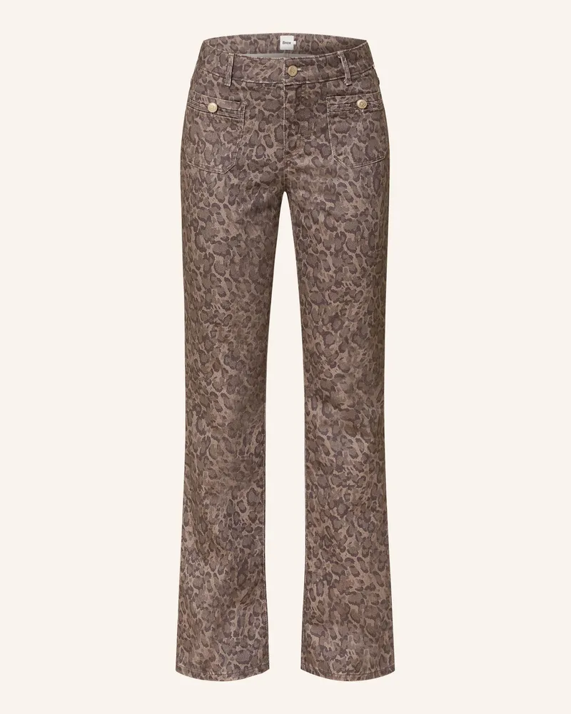 Brax Bootcut-Hose Shakira beige Braun