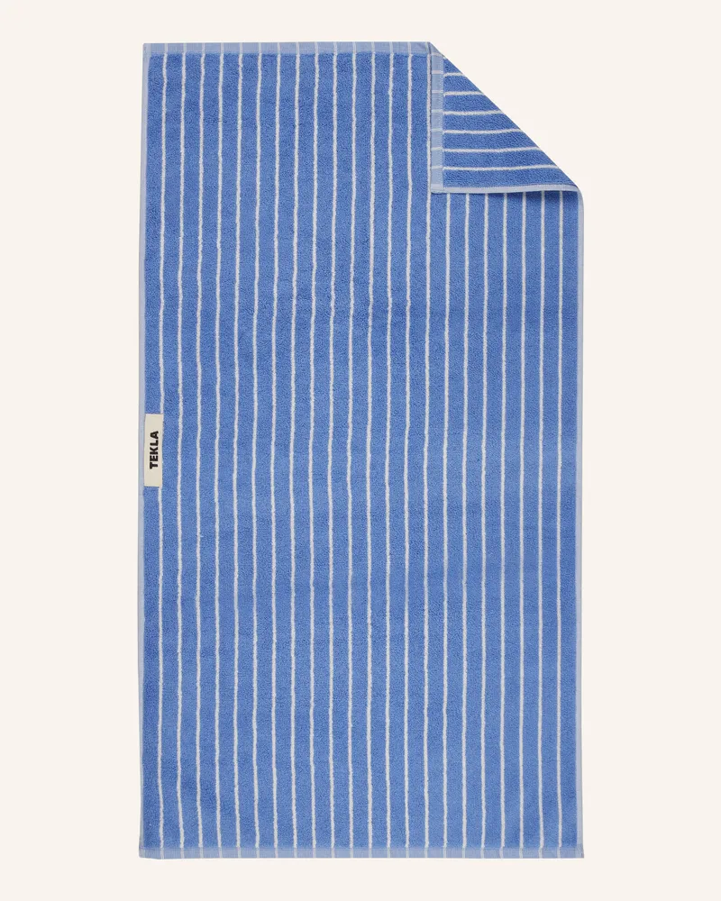 TEKLA Handtuch blau Hellblau