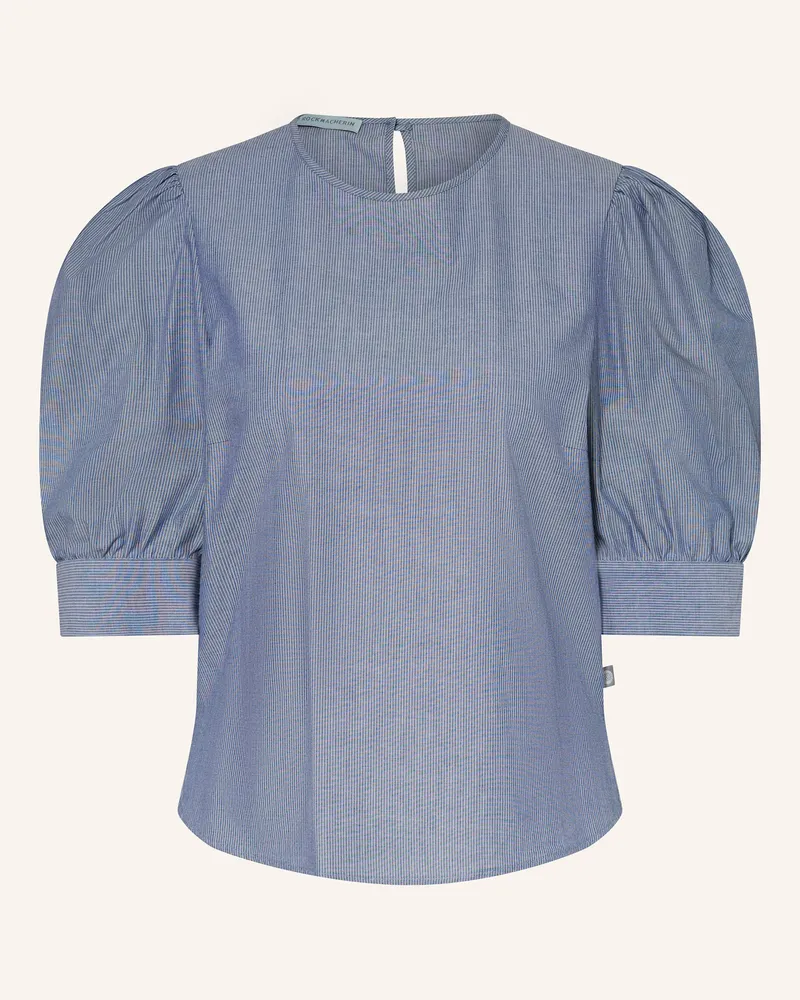 Die Rockmacherin Trachtenbluse TULA Blau