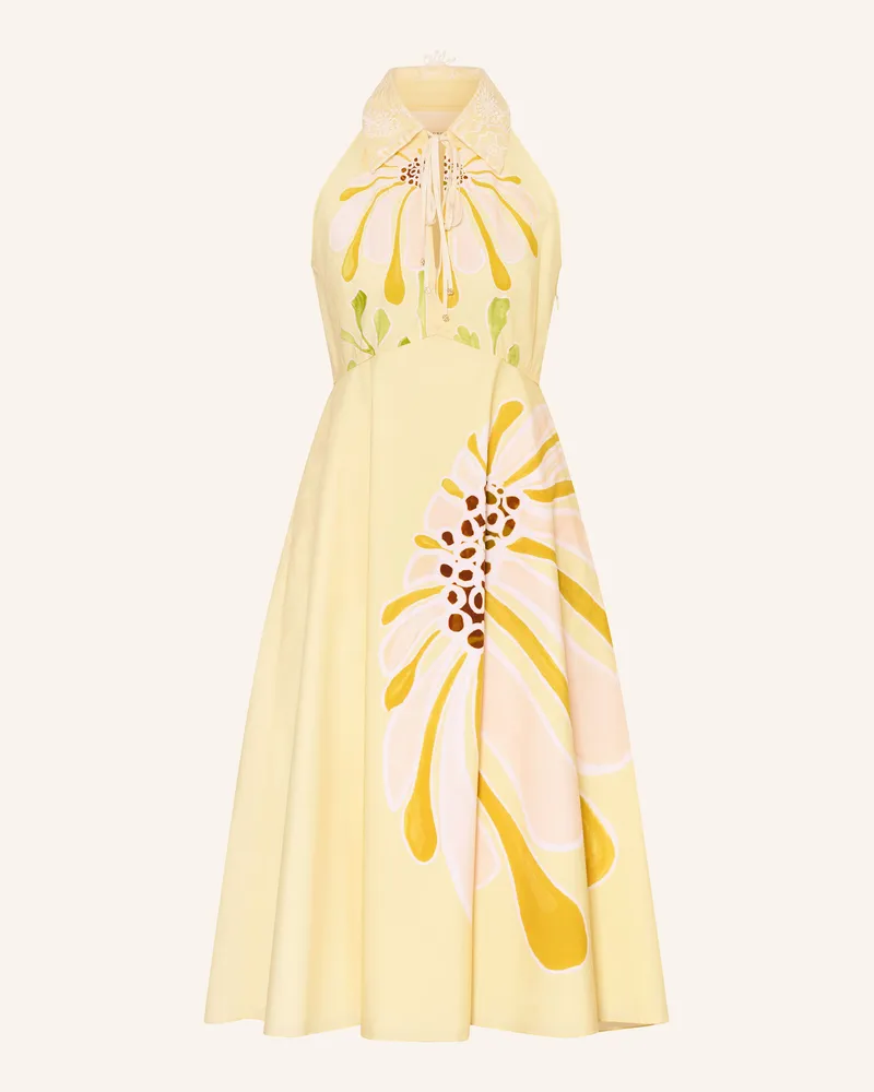 Dorothee Schumacher Kleid FLORAL POWER mit Spitze Gelb