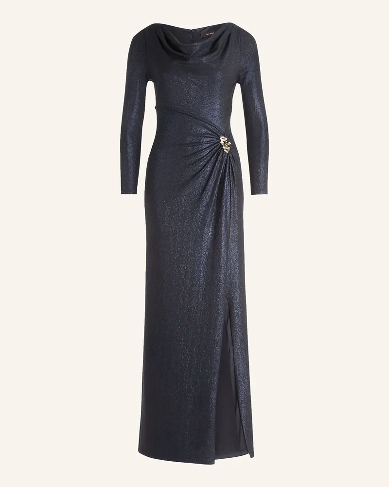 Vera Mont Abendkleid Mit Glitzergarn blau Dunkelblau