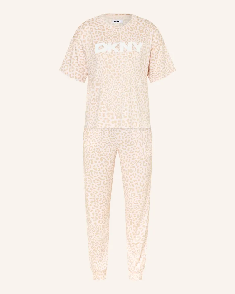 DKNY Schlafanzug Spring Stories rosa Rosé