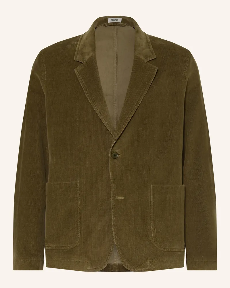 Drykorn Cordsakko Yacoda Regular Fit gruen 2307