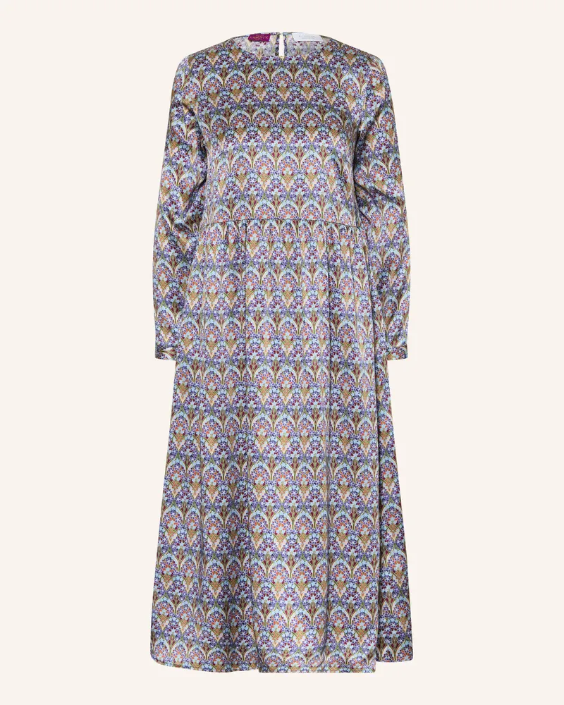 Rich&Royal Satinkleid lila Blau