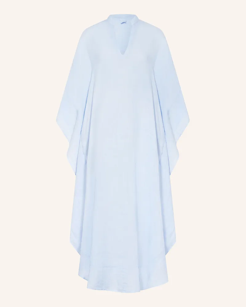 120% Lino Leinenkaftan Hellblau