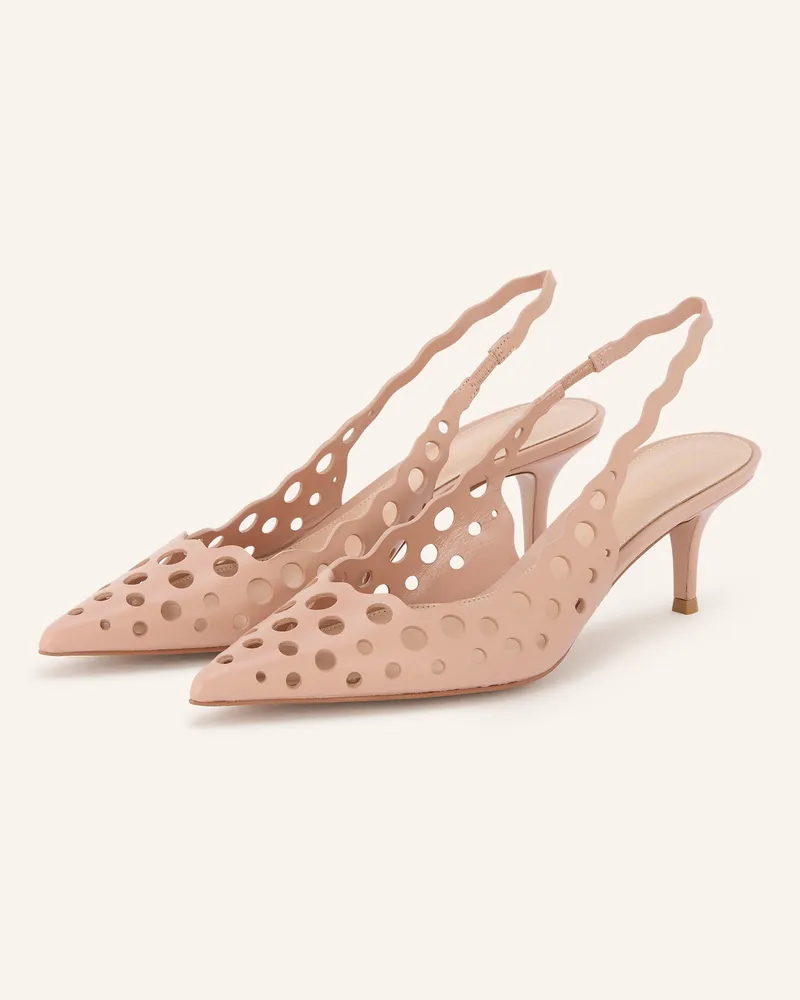 Gianvito Rossi Slingpumps Mit Cut-Outs rosa Rosé