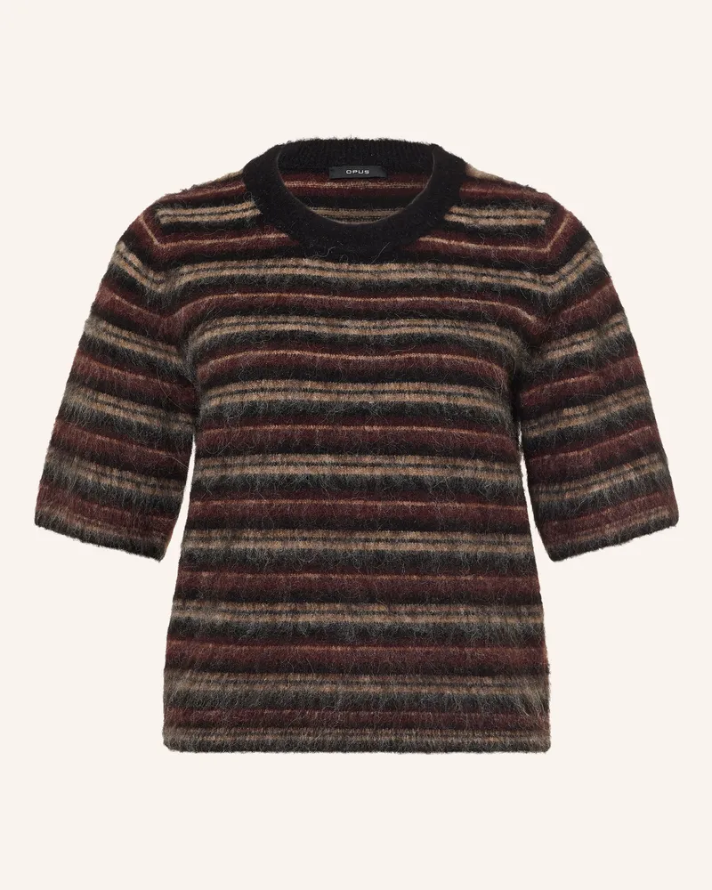 OPUS Strickshirt Primoro rot Dunkelrot
