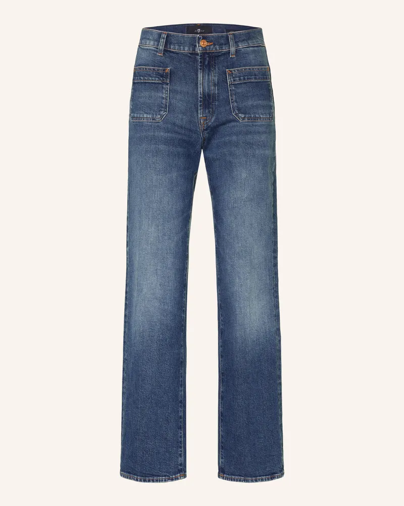 7 for all mankind Straight Jeans Stovepipe Straight blau 43y