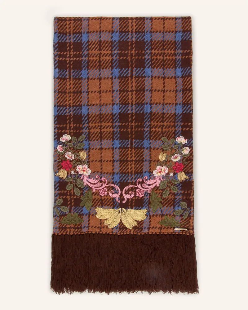 Barbour Schal Angelonia braun Dunkelbraun