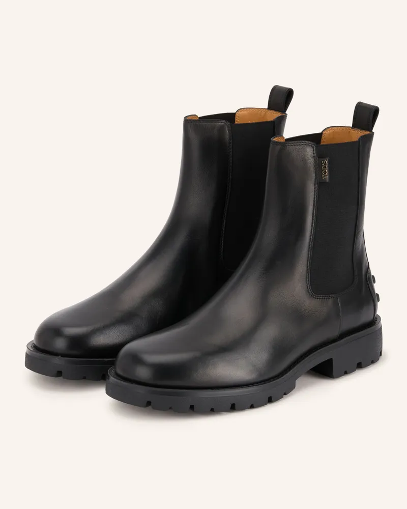 TOD'S Chelsea-Boots schwarz Schwarz