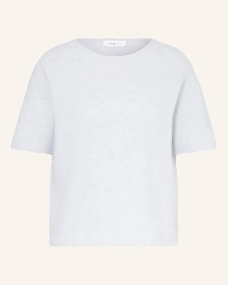 Darling Harbour Strickshirt Mit Alpaka blau Light