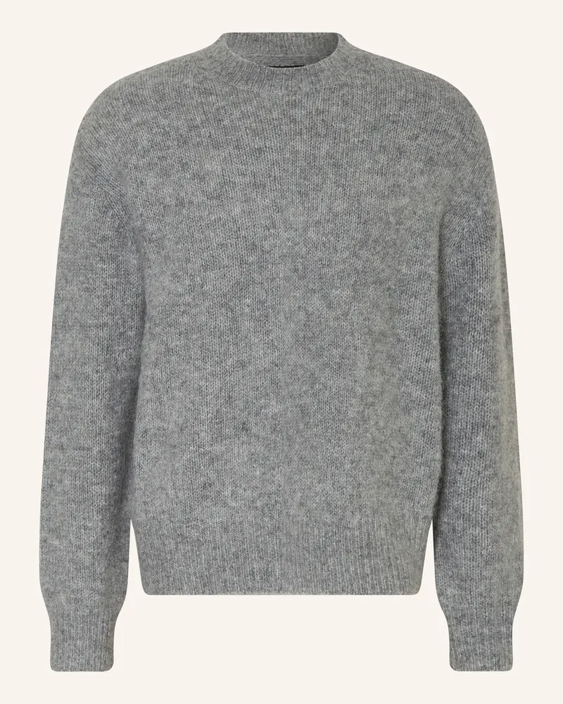 AllSaints Pullover mit Mohair Grau