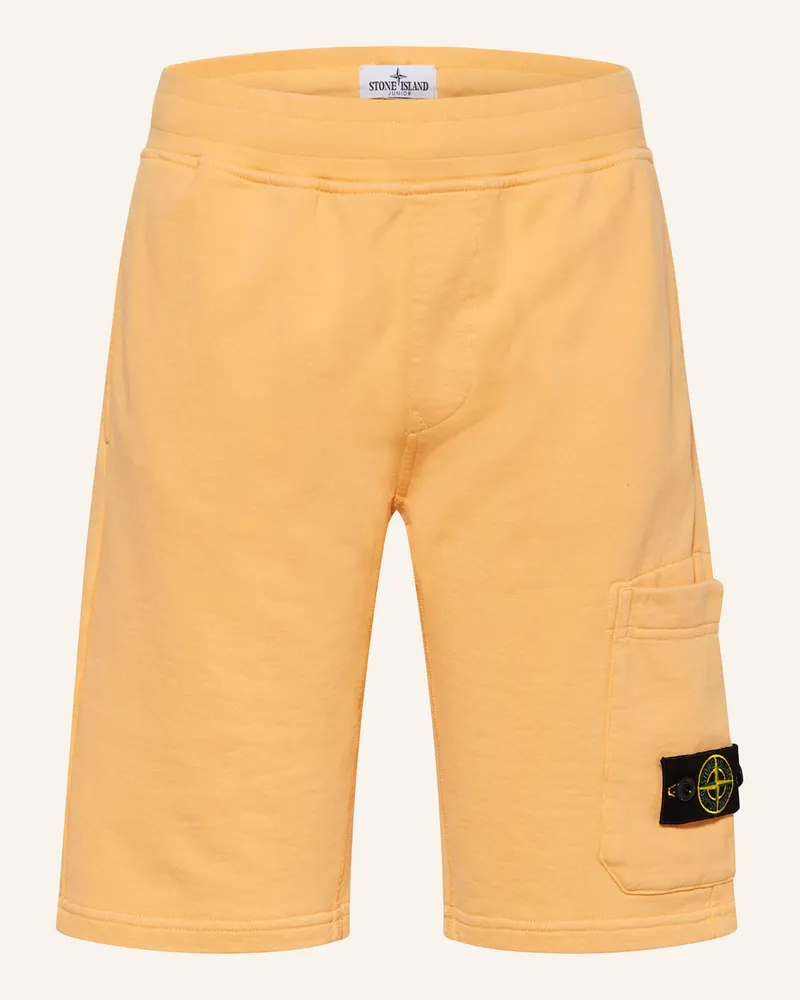 Stone Island Cargo-Sweatshorts Hellorange