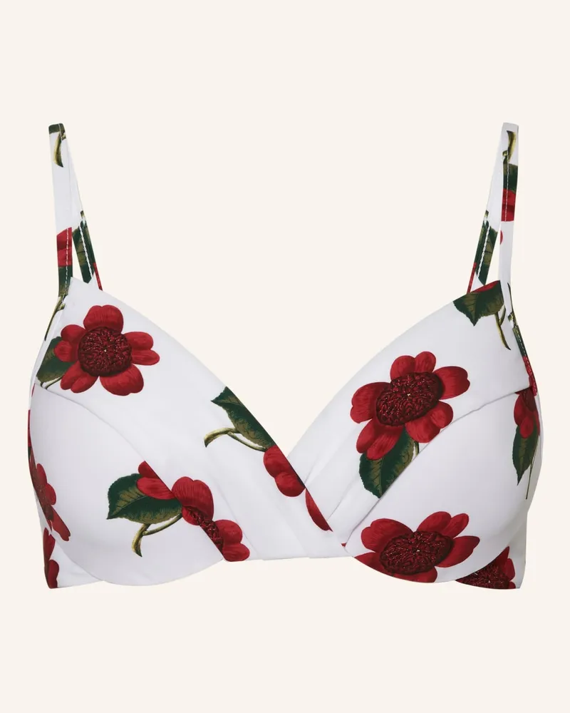 Maryan Mehlhorn Bügel-Bikini-Top THE BLOOM Weiss