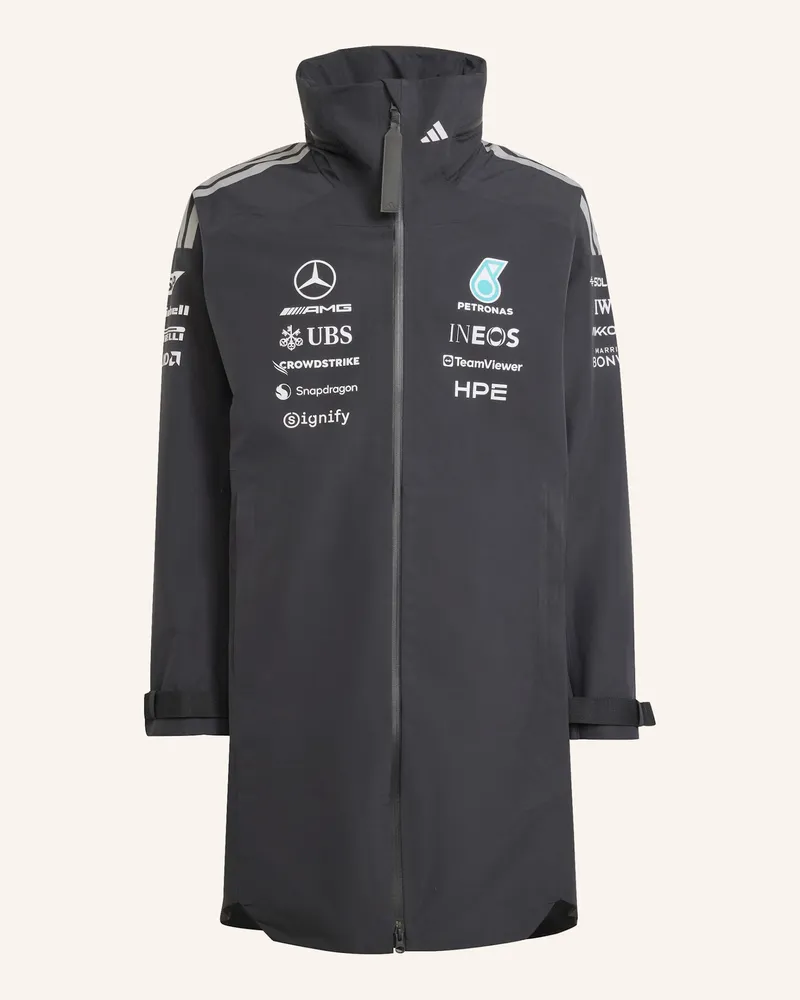 adidas MERCEDES-AMG PETRONAS FORMULA 1 TEAM ENGINEERS REGENPARKA Schwarz