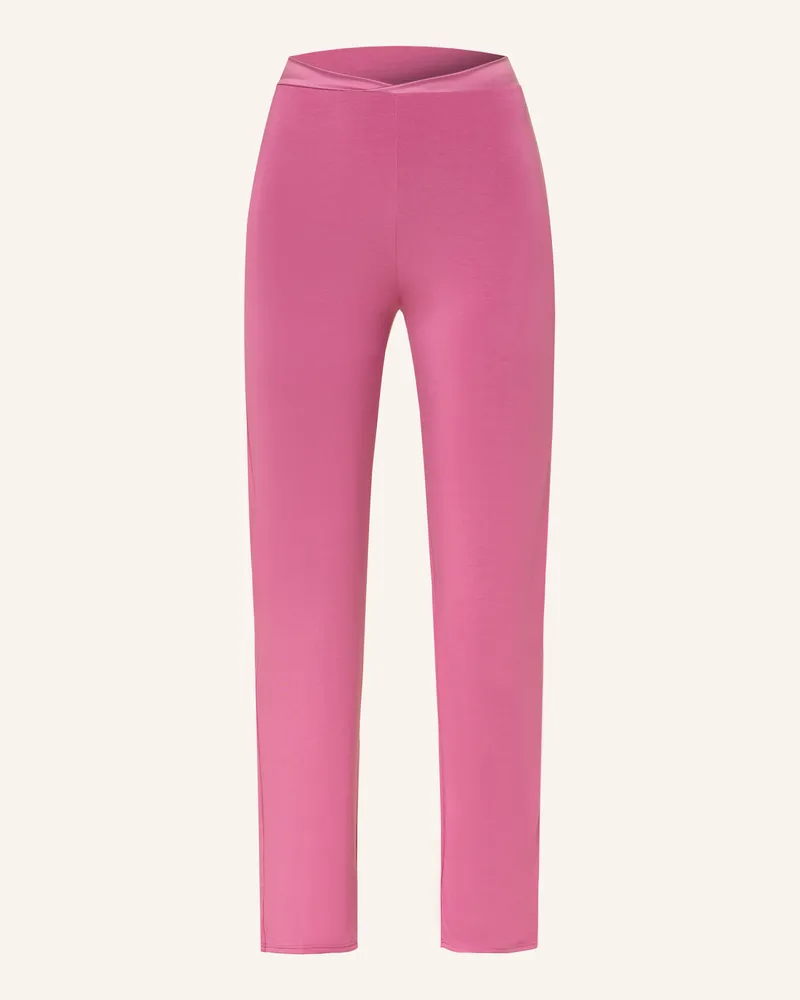 HUGO BOSS Schlafhose pink Lila