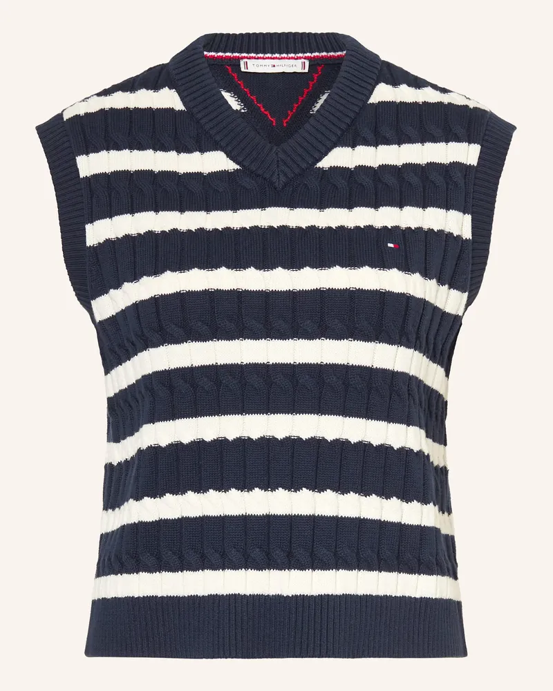 Tommy Hilfiger Pullunder blau Dunkelblau