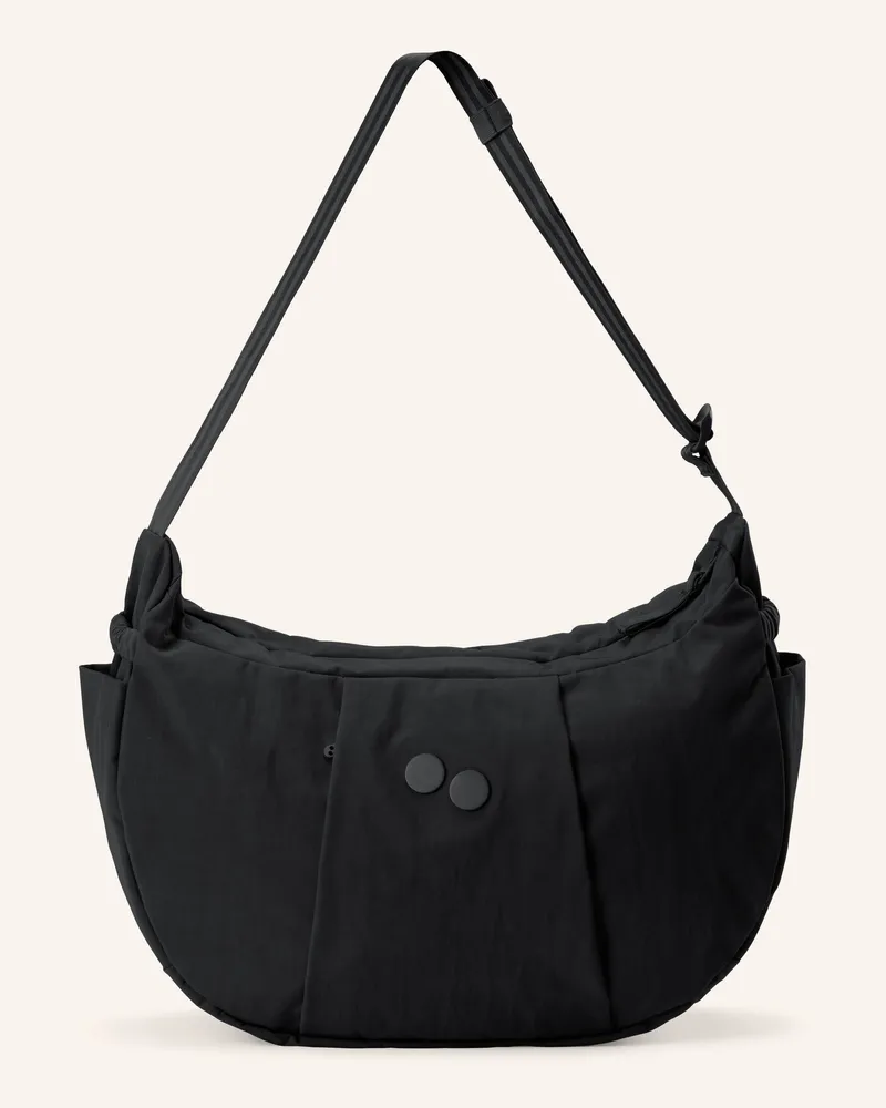 pinqponq Umhängetasche Krumm Large schwarz Schwarz