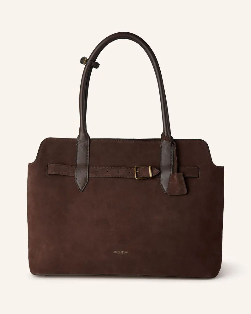 Marc O'Polo Shopper GINA LARGE Dunkelbraun
