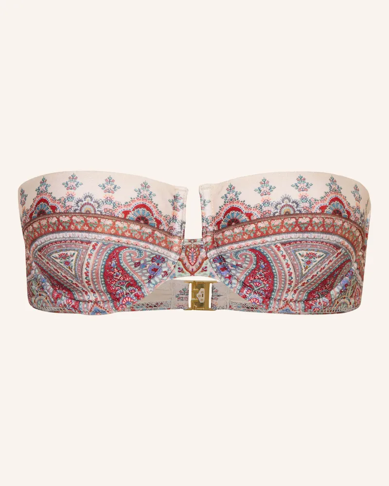 Zimmermann Bandeau-Bikini-Top Fairlight weiss Beige