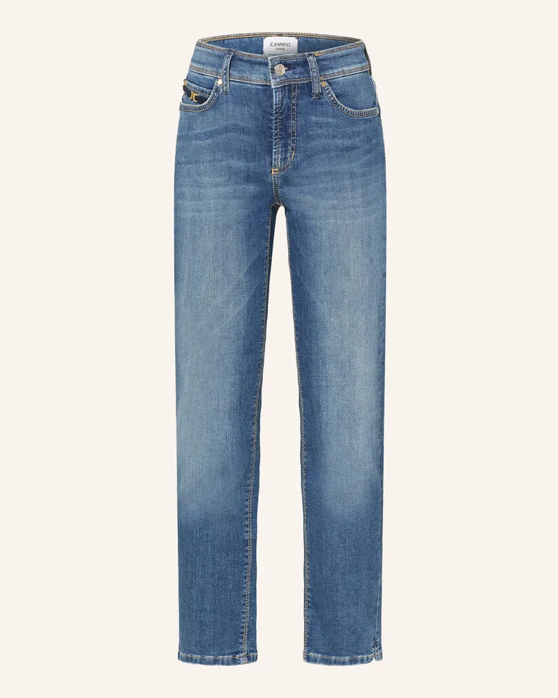 Cambio Straight Jeans Piper blau 5222