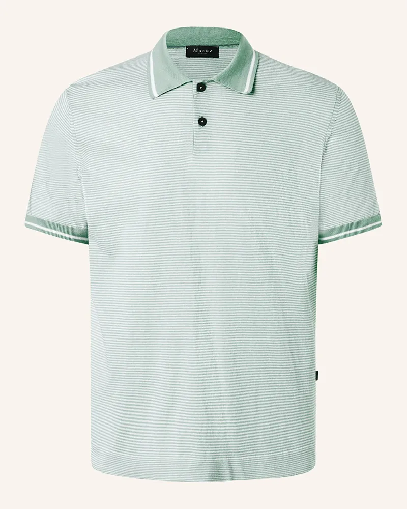Maerz Jersey-Poloshirt Hellgrün