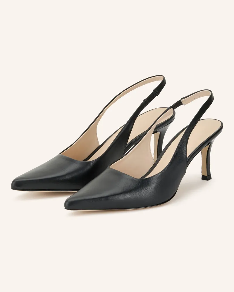 Mrs & HUGS Slingpumps schwarz Schwarz