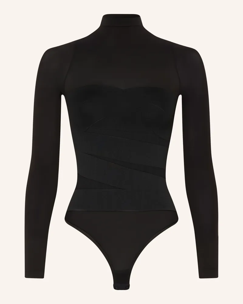 Wolford String-Body Infinite Wrap schwarz Schwarz