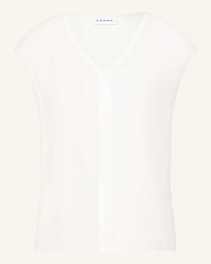 COMMA Blusentop Weiss