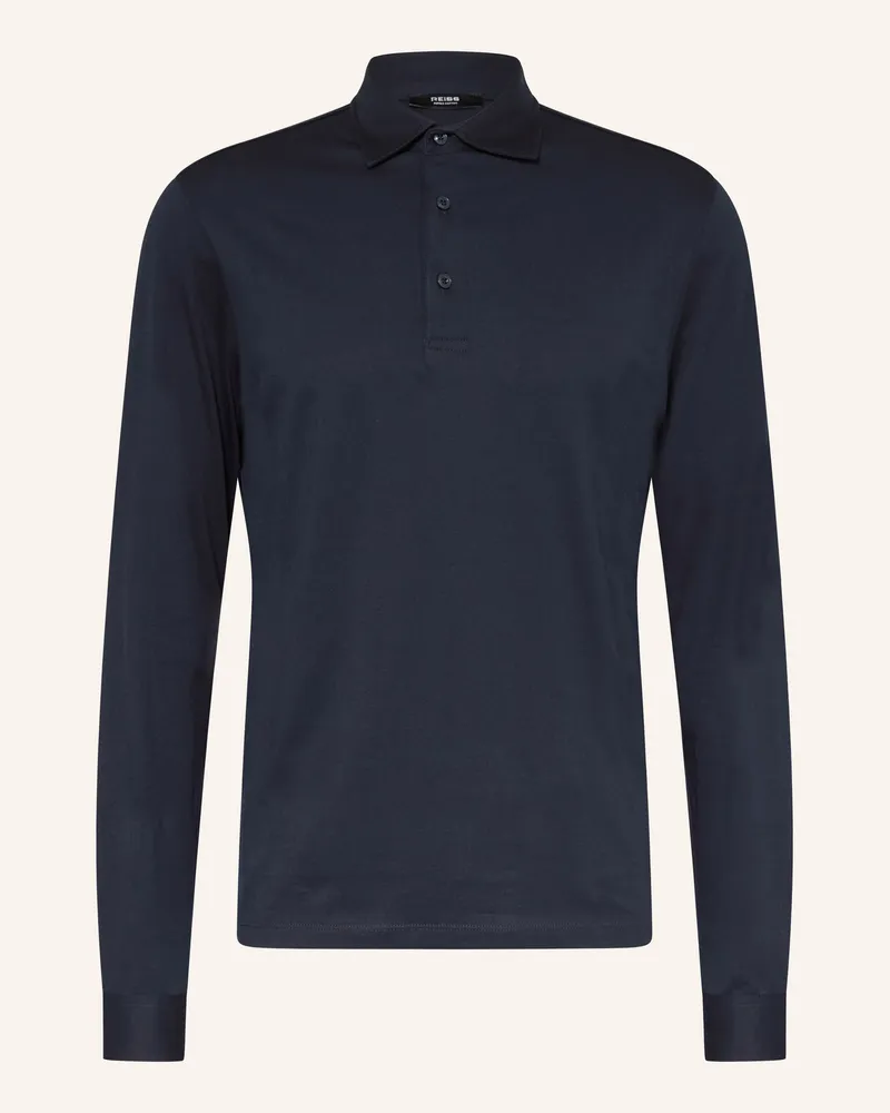 Reiss Jersey-Poloshirt POROFINO Dunkelblau