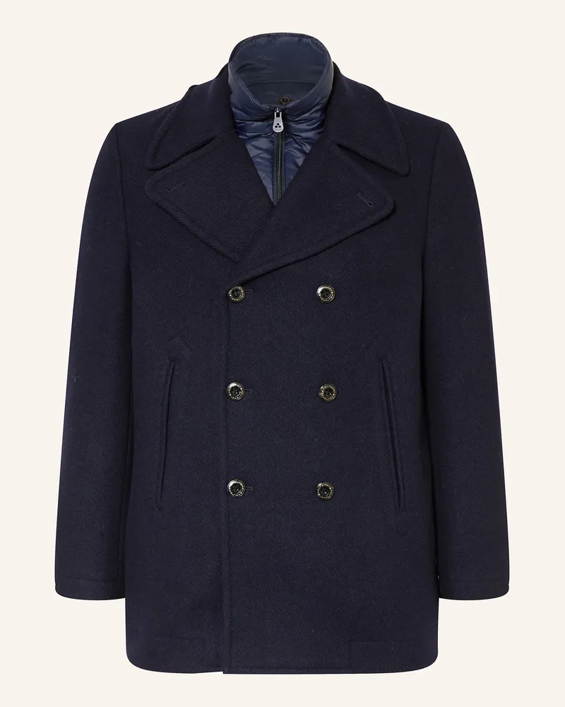 Peuterey Cabanmantel PITLOCH mit herausnehmbarer Blende Dunkelblau