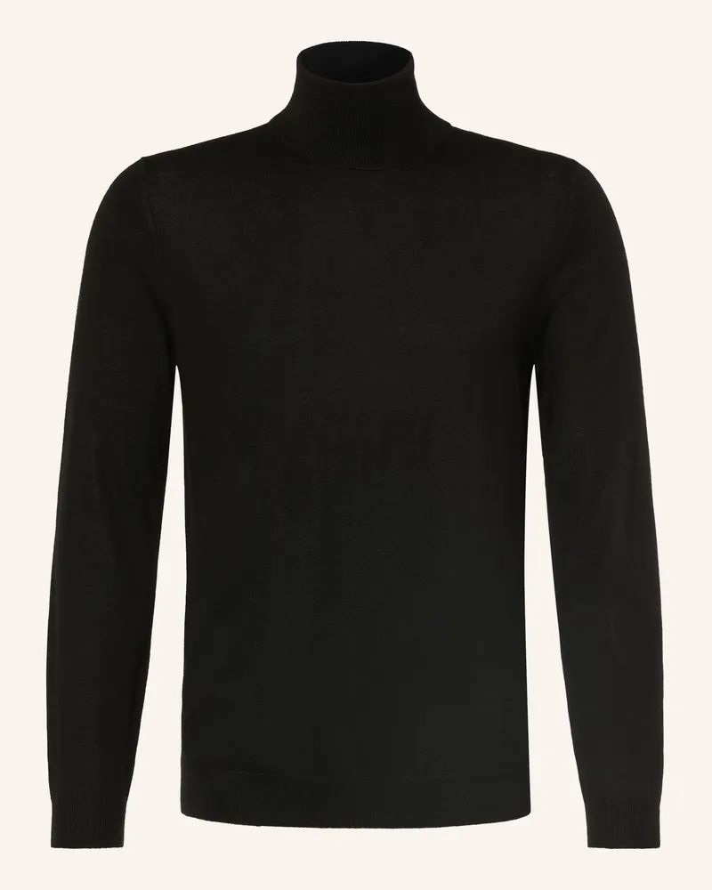 paul Rollkragenpullover Aus Merinowolle schwarz Schwarz