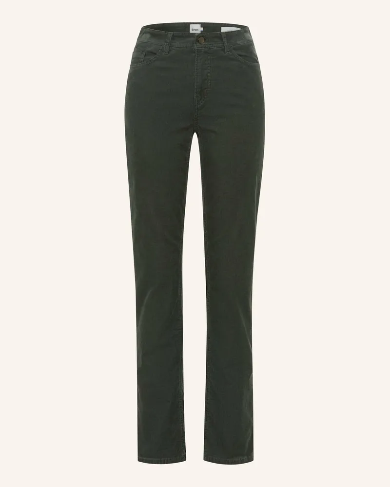Brax Five-Pocket-Jeans Style Carola gruen Dunkelgrün