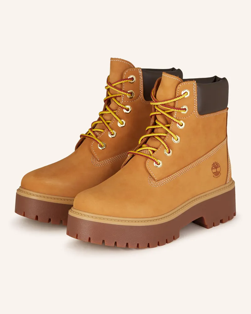 Timberland Schnürboots STONE STREET 6 INCH Hellorange