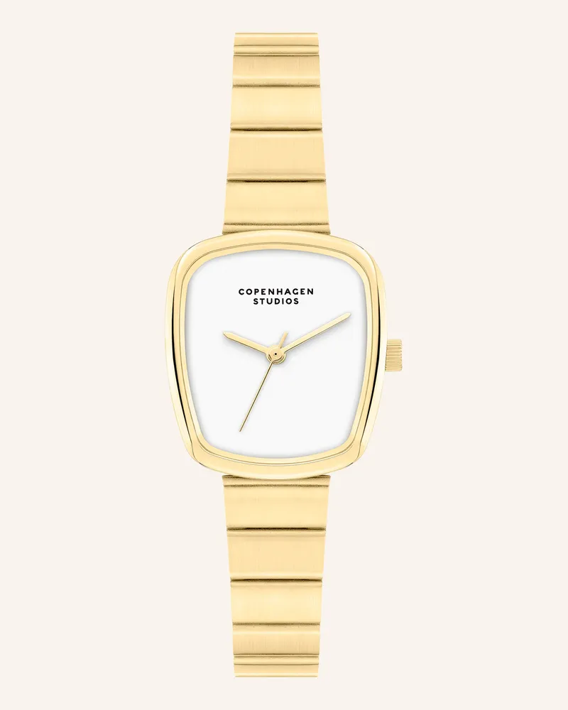 Copenhagen Armbanduhr  Aus  Edelstahl gold Gold