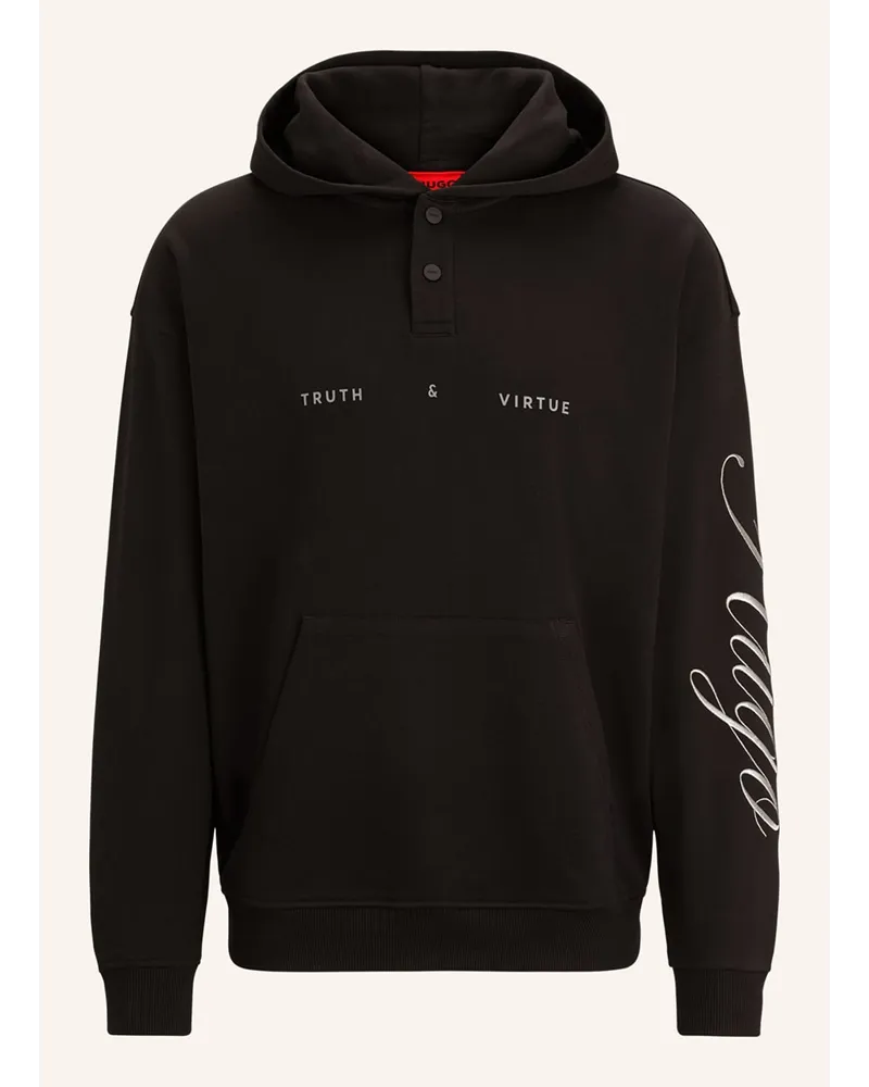 HUGO BOSS Hoodie DATROL Schwarz