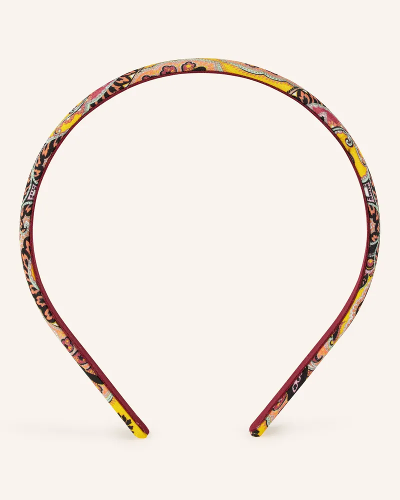 Etro Haarreif Dunkelgelb