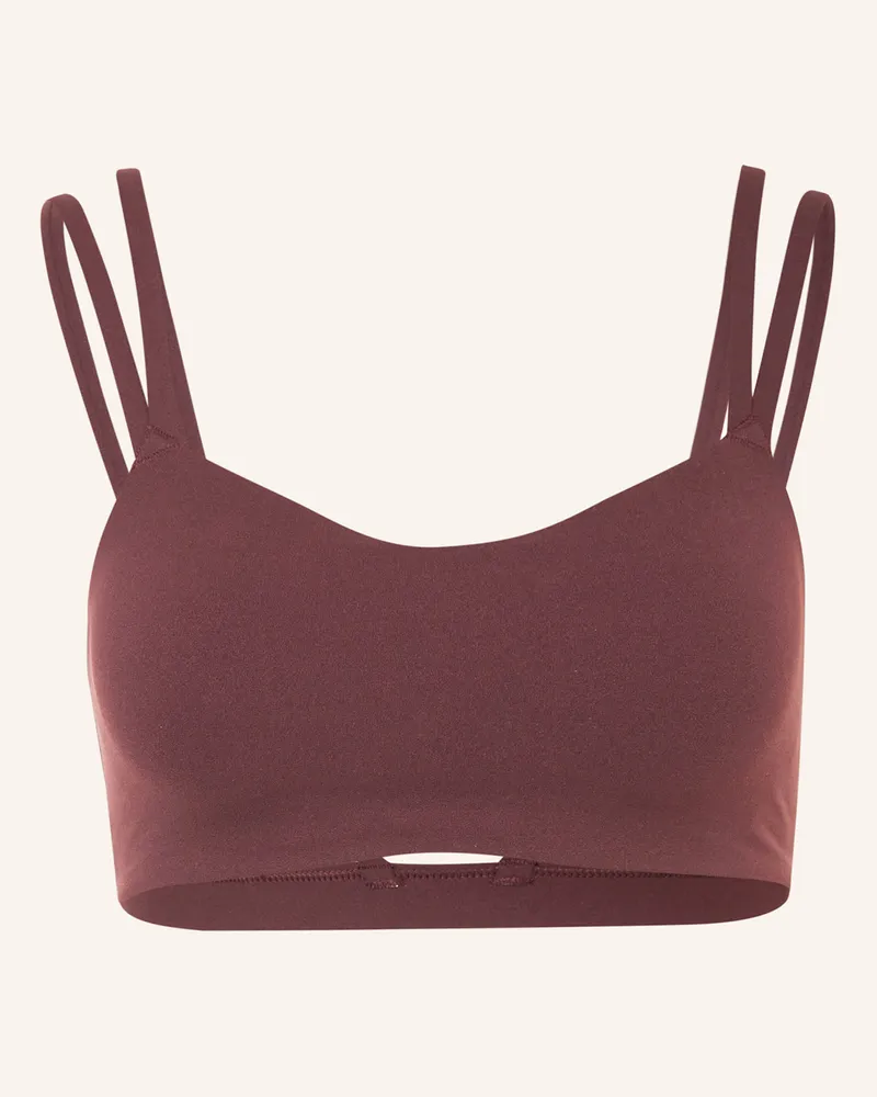 Nike Sport-Bh Zenvy Strappy rot Dunkelrot