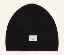 Cashmere-Mütze schwarz