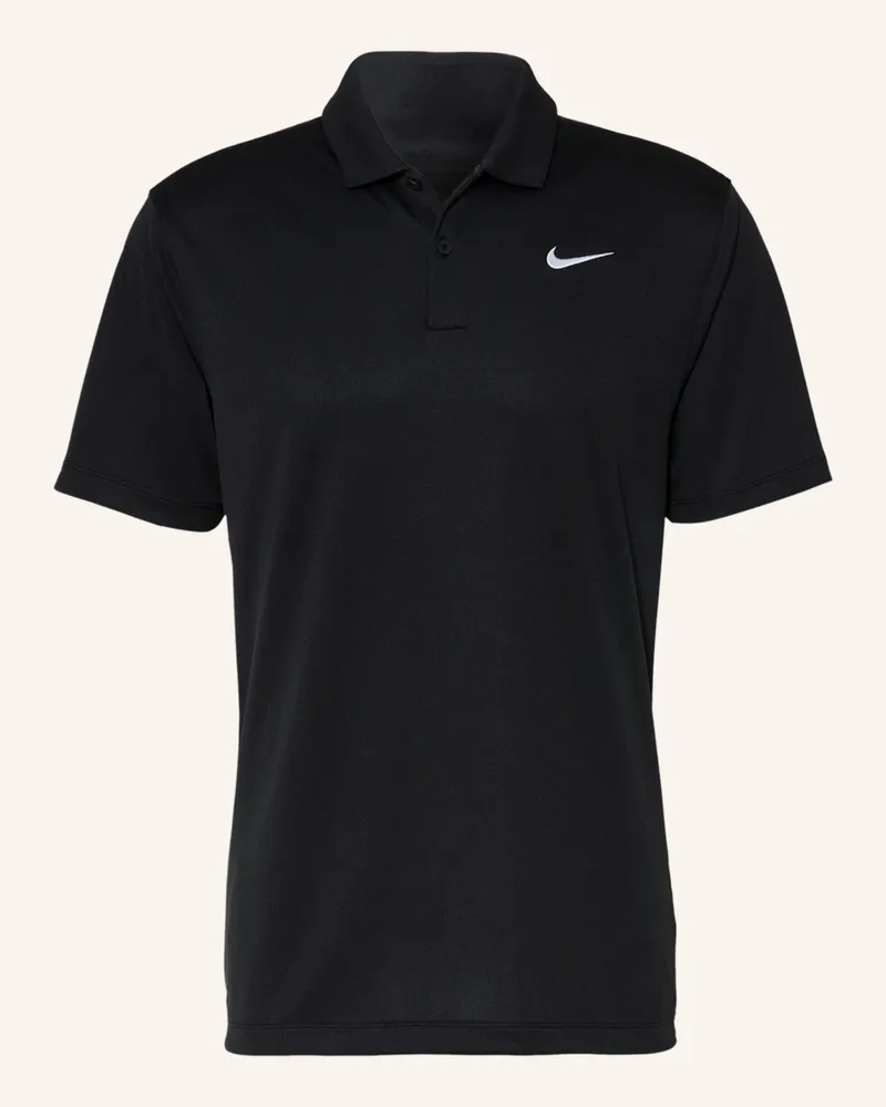 Nike Funktions-Poloshirt COURT Schwarz