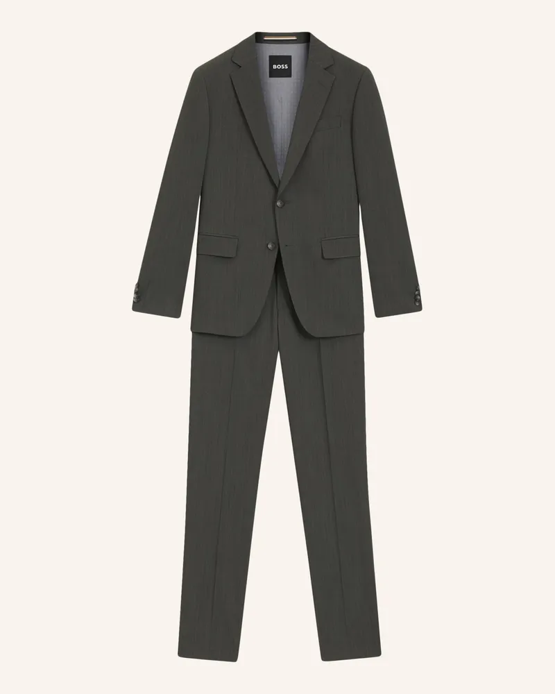HUGO BOSS Business Anzug H-HUGE-2PCS-253 Slim Fit Grün
