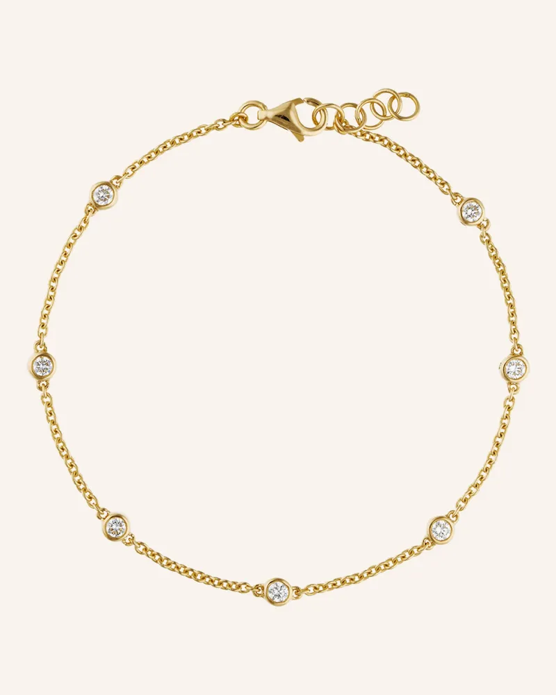 CADA Armband Seven Diamond gold Gold