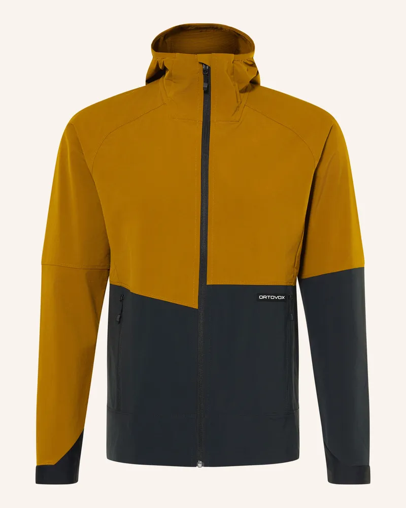 Ortovox Softshell-Jacke Venet Hooded gelb Camel