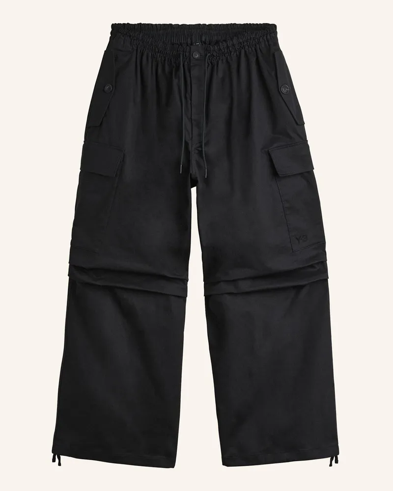 Y-3 Y-3 Ut Twill Cargohose schwarz Schwarz