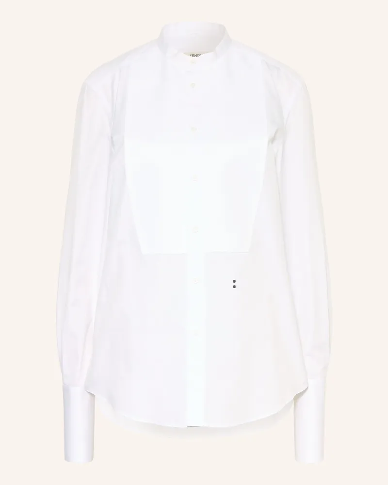 Fendi Bluse Camicia weiss Weiss