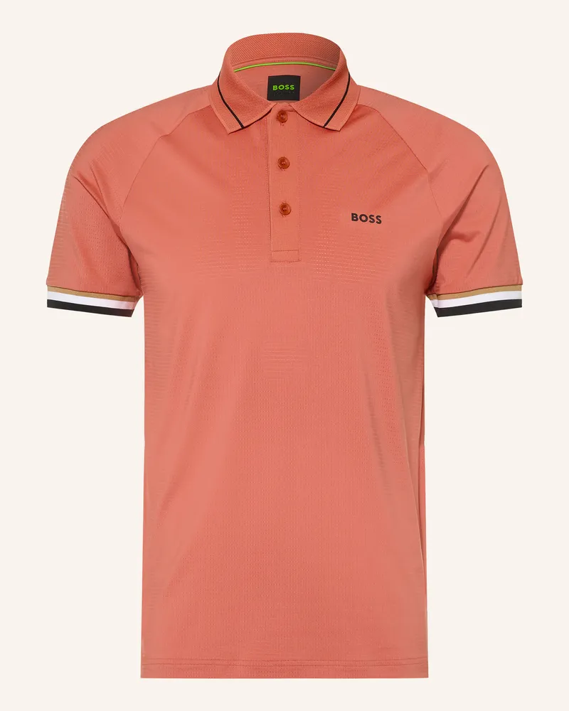 HUGO BOSS Funktions-Poloshirt Toc Court Slim Fit rosa Hellrot