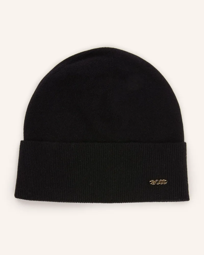 HUGO BOSS Mütze Laris schwarz Schwarz